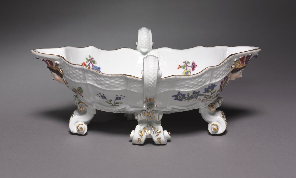 Sauciere, hergestellt in der Meissener Porzellanmanufaktur, Deutschland, 1735-56 von German School