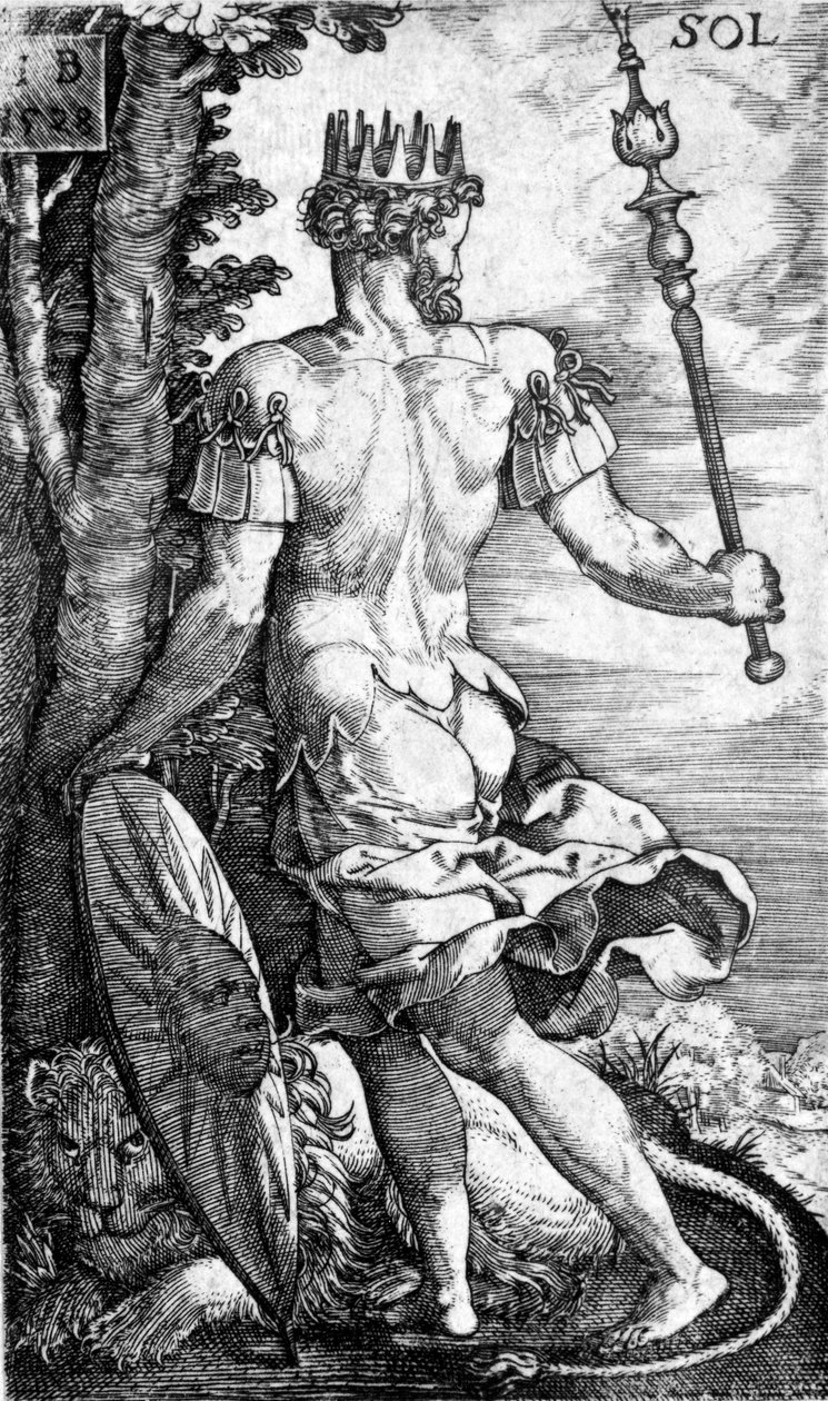 Sol, gedruckt von Georg Pencz, 1529 von German School