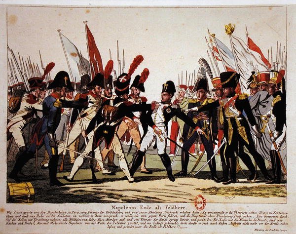 Das Ende Napoleons (1769-1821) als General im Jahr 1815 von German School
