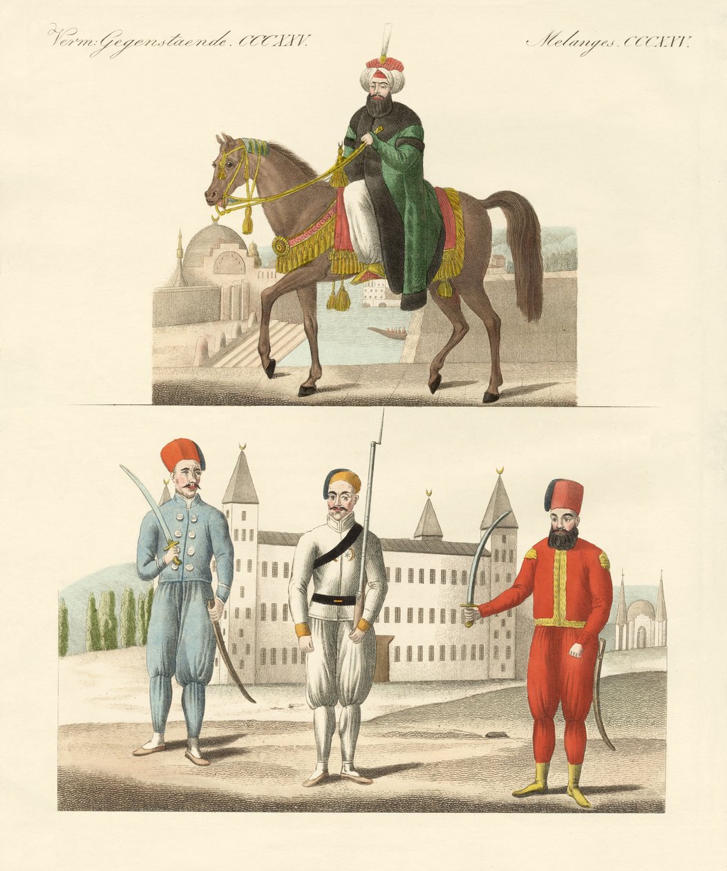 Der türkische Sultan Mahmud und seine neuen Truppen von German School
