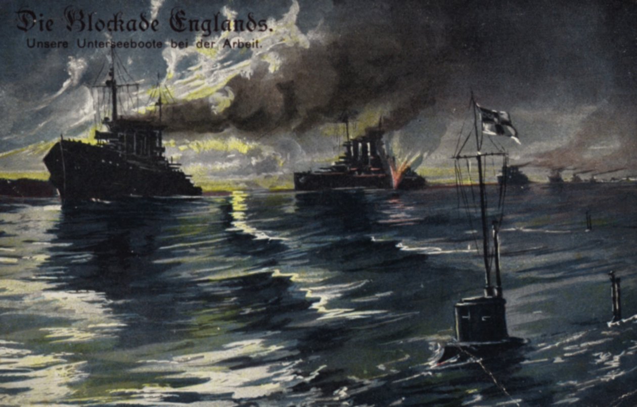Die Blockade Englands, Erster Weltkrieg von German School