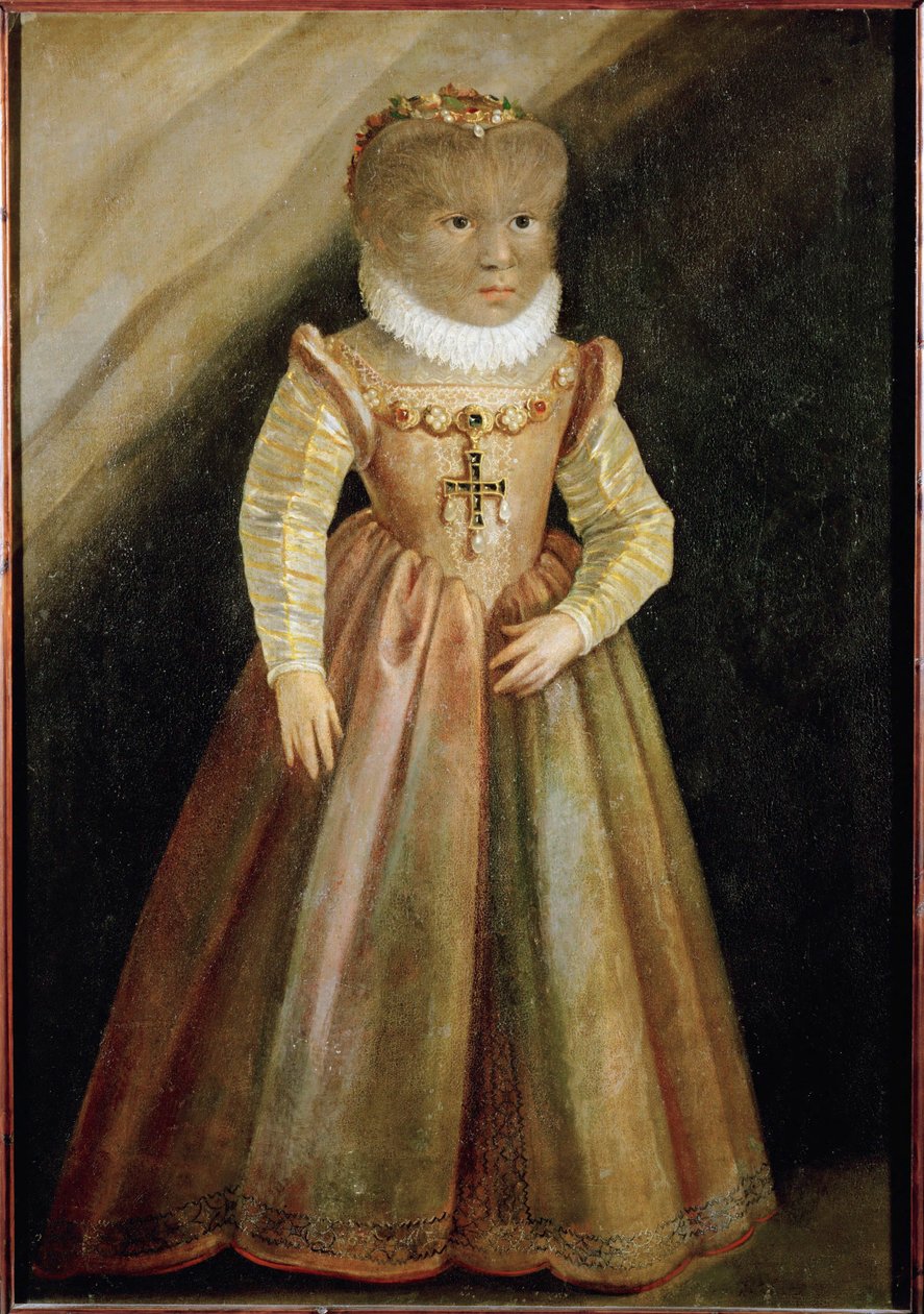 Die Tochter von Petrus Gonzalvus, dem haarigen Mann von Teneriffa von German School