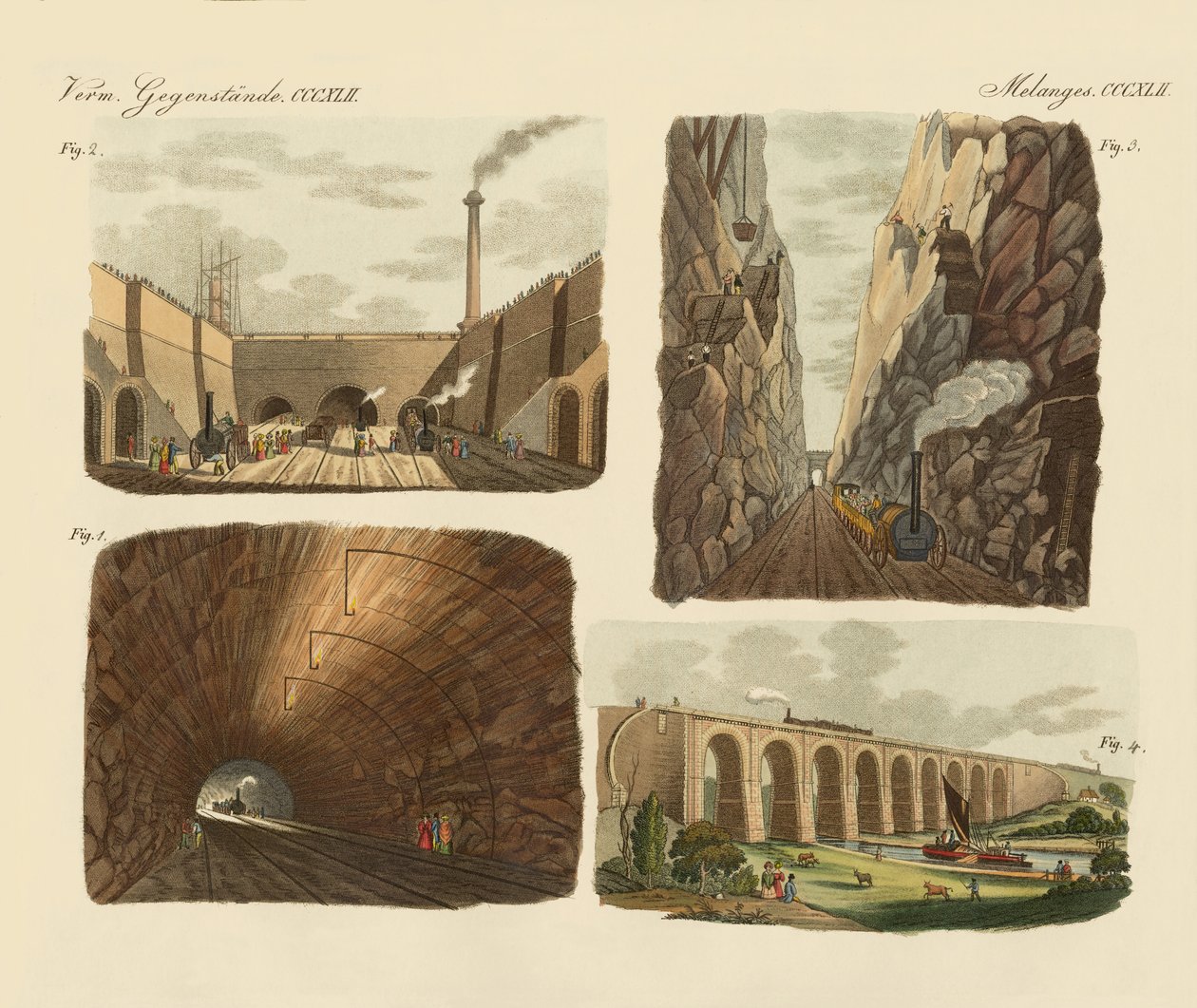 Die Eisenbahn zwischen Manchester und Liverpool von German School