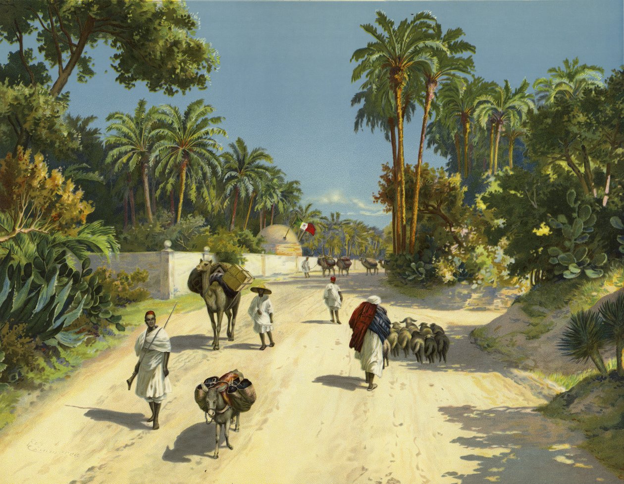Tripolis, Libyen, Afrika von German School