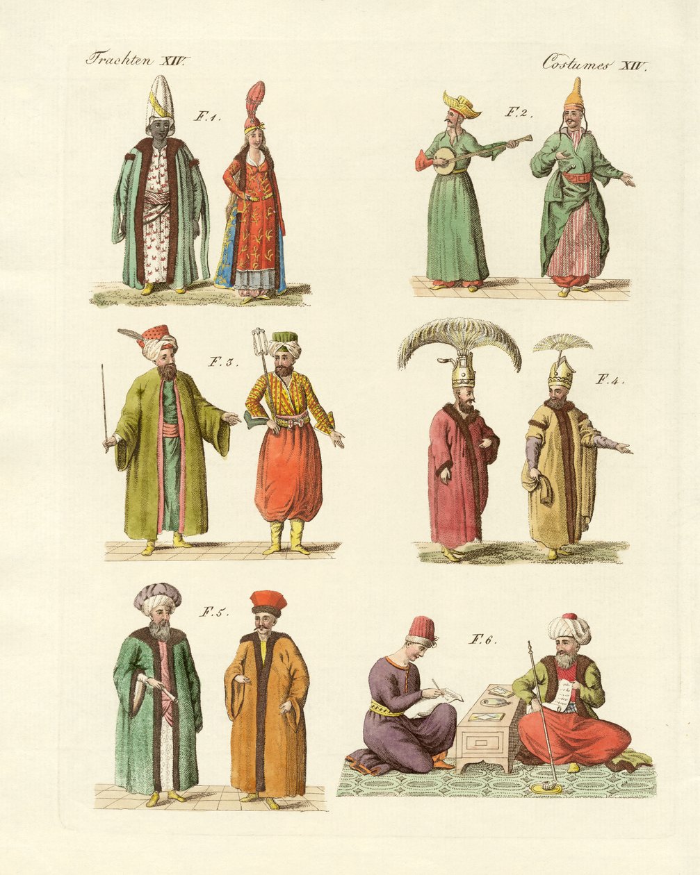 Türkische Nationaltrachten von German School