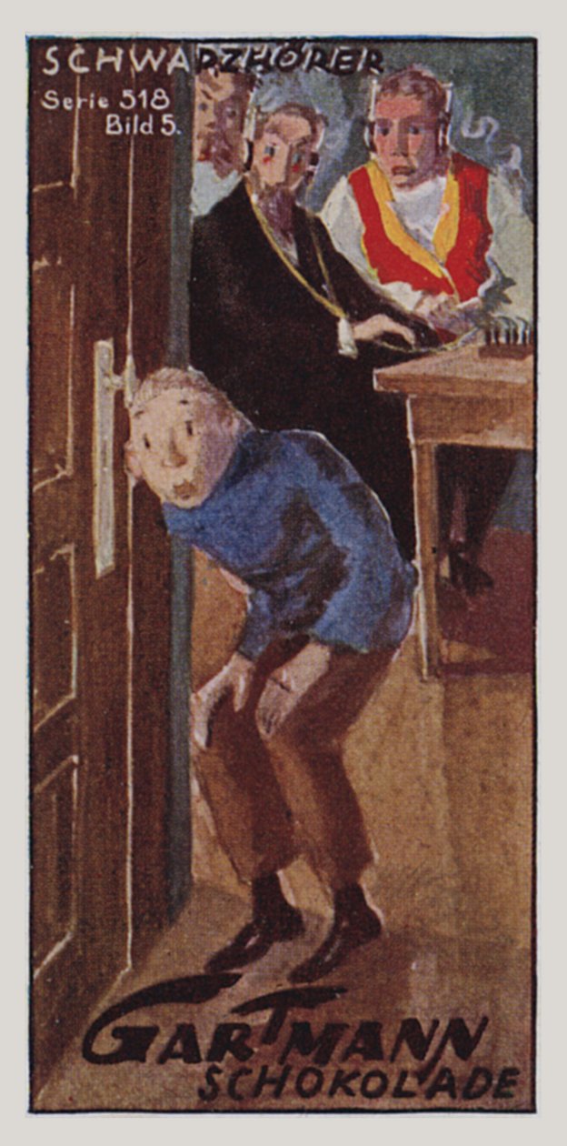 Drahtlos (Farblithografie) von German School