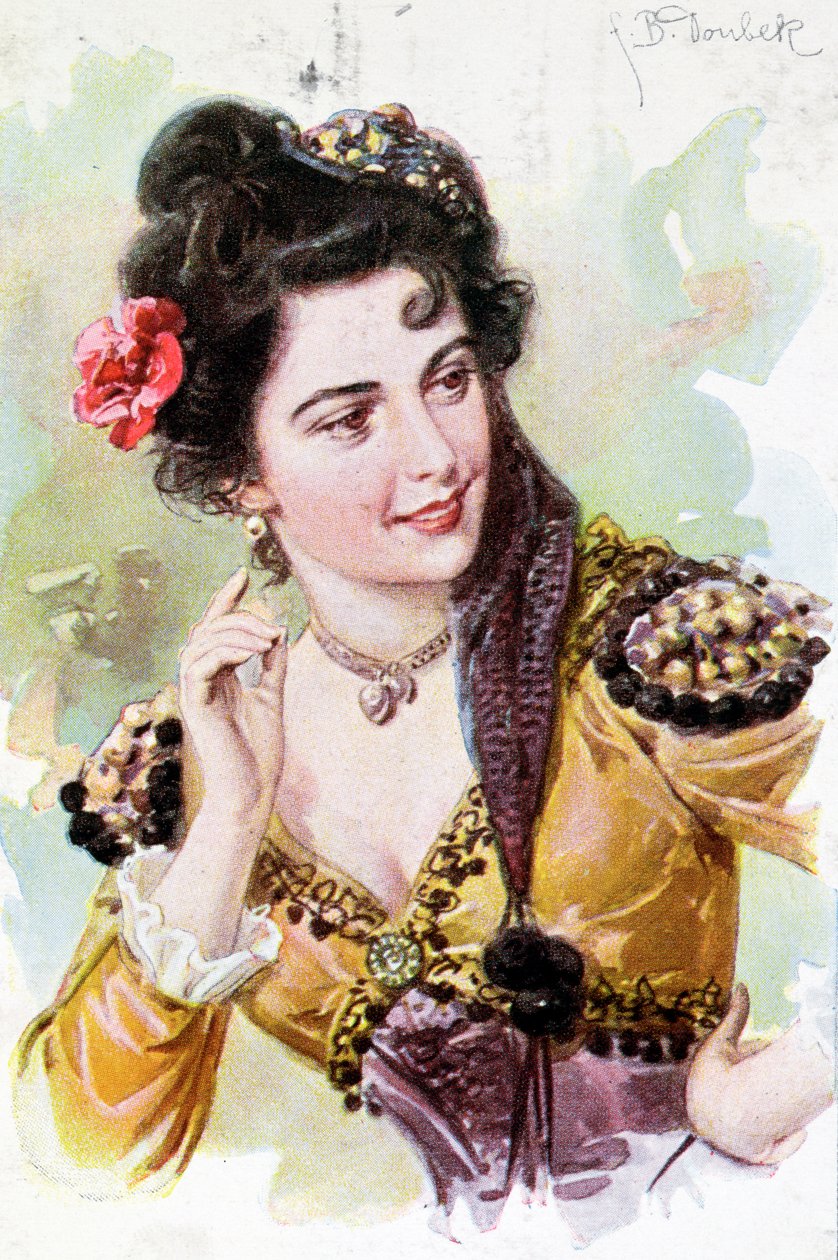 Zerline aus der Oper Don Giovanni von Wolfgang Amadeus Mozart, ca. 1900 von German School