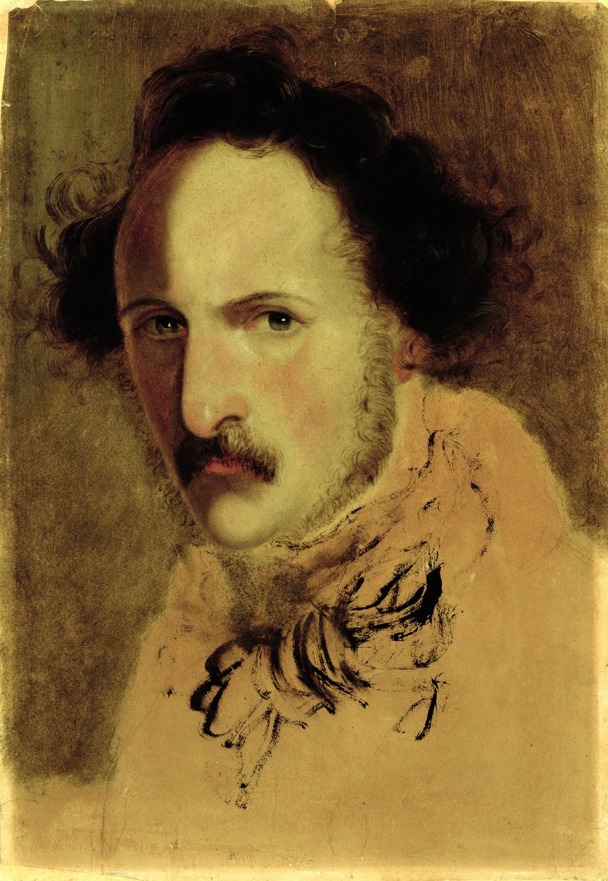 Porträt von Gaetano Donizetti (1797-1848) von Gerolamo Induno