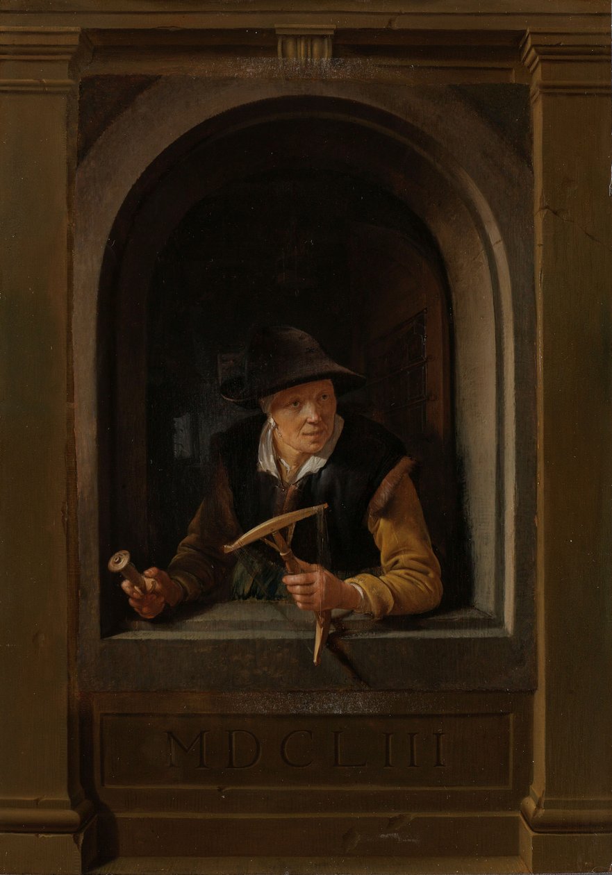 Die Frau eines Fischers von Gerrit or Gerard Dou