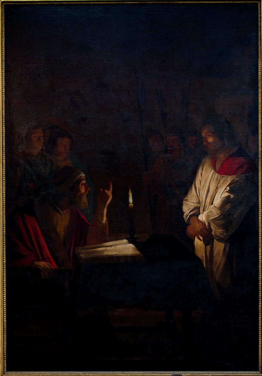Jesus vor Pilatus von Gerrit van (after) Honthorst