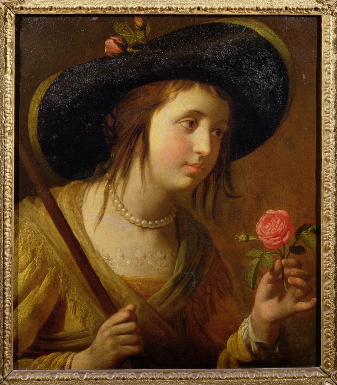 Prinzessin Sophia von Böhmen, Mutter von Georg I., als Schäferin von Gerrit van Honthorst