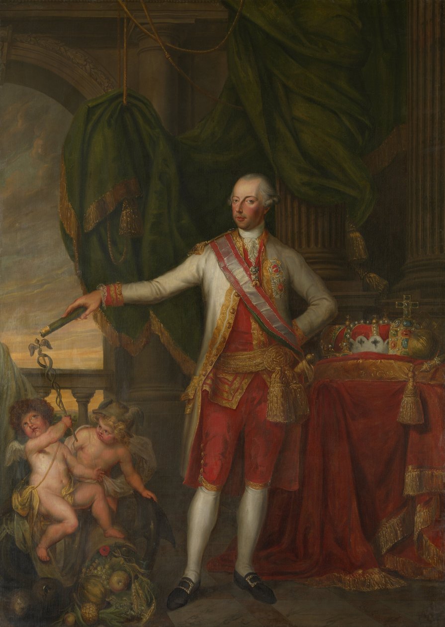 Porträt von Kaiser Joseph II, zweite Hälfte des 18. Jahrhunderts von Gertrude Cornélie Marie de Pélichy