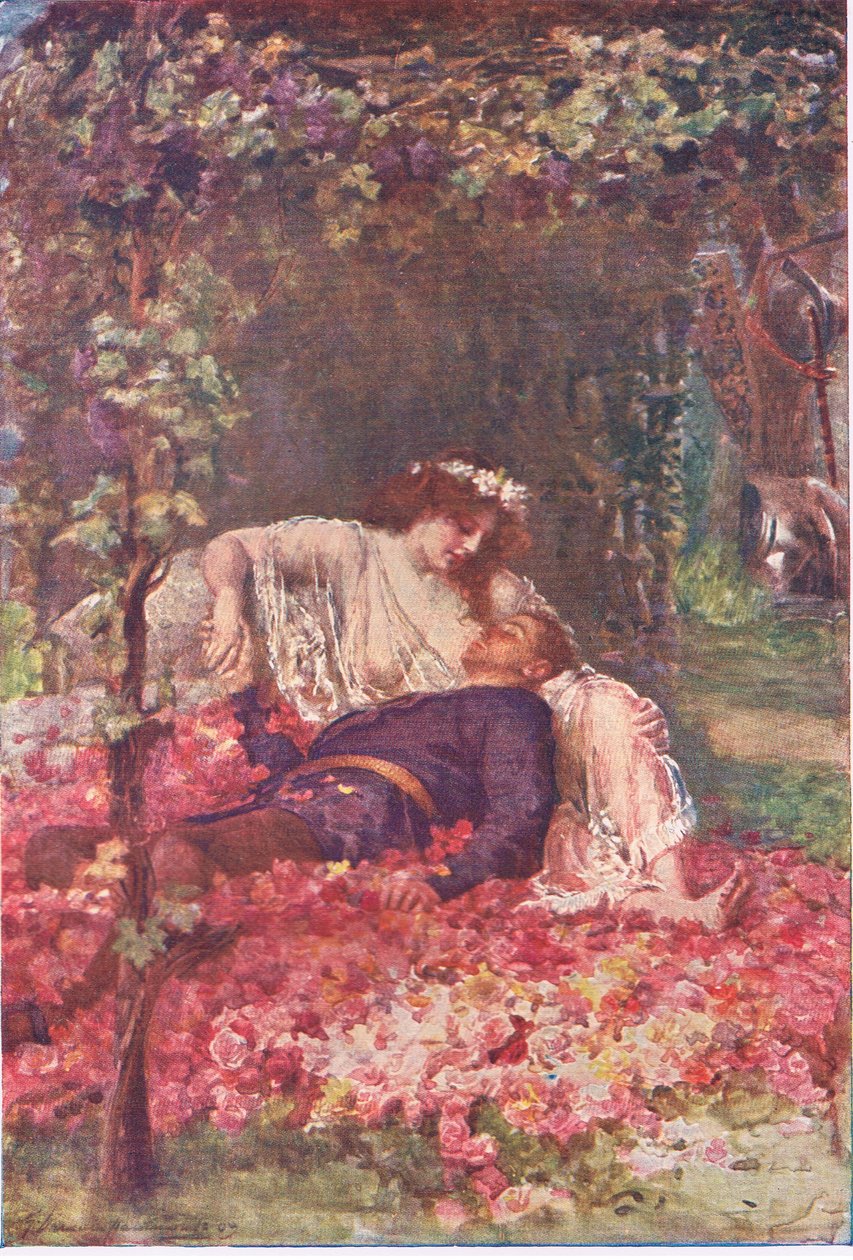 Die liederliche Dame, Geschichten aus der Feenkönigin veröffentlicht von George Harrap and Company von Gertrude E. Demain (after) Hammond