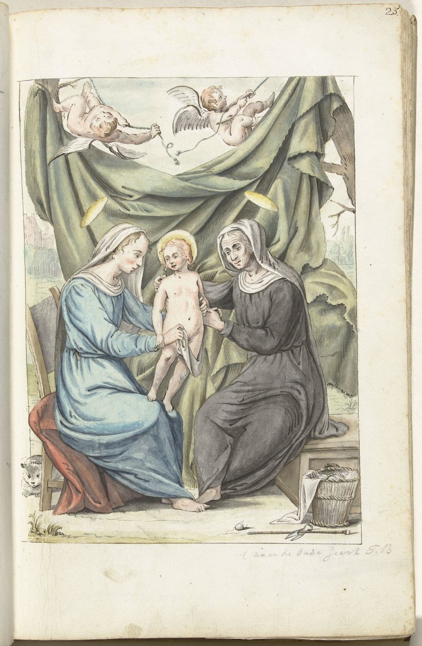 Madonna mit Kind und der Heiligen Anna von Gesina ter Borch