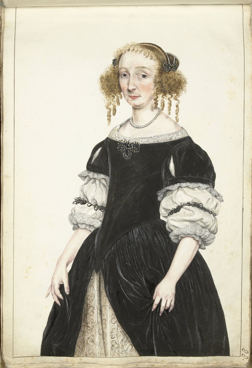 Porträt von Petronella de Waert von Gesina ter Borch