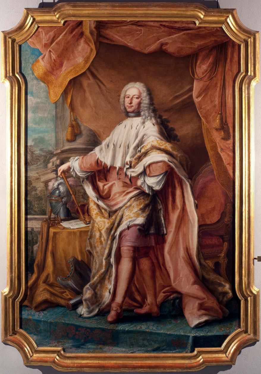Porträt des Dogen von Genua Gian Francesco II Brignole Sale (Brignole-Sale) (1695-1748) von Giacomo Boni
