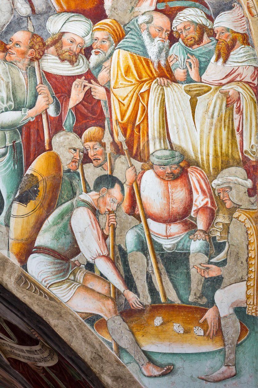 Kreuzigung (Detail) von Giacomo Borlone de Buschis