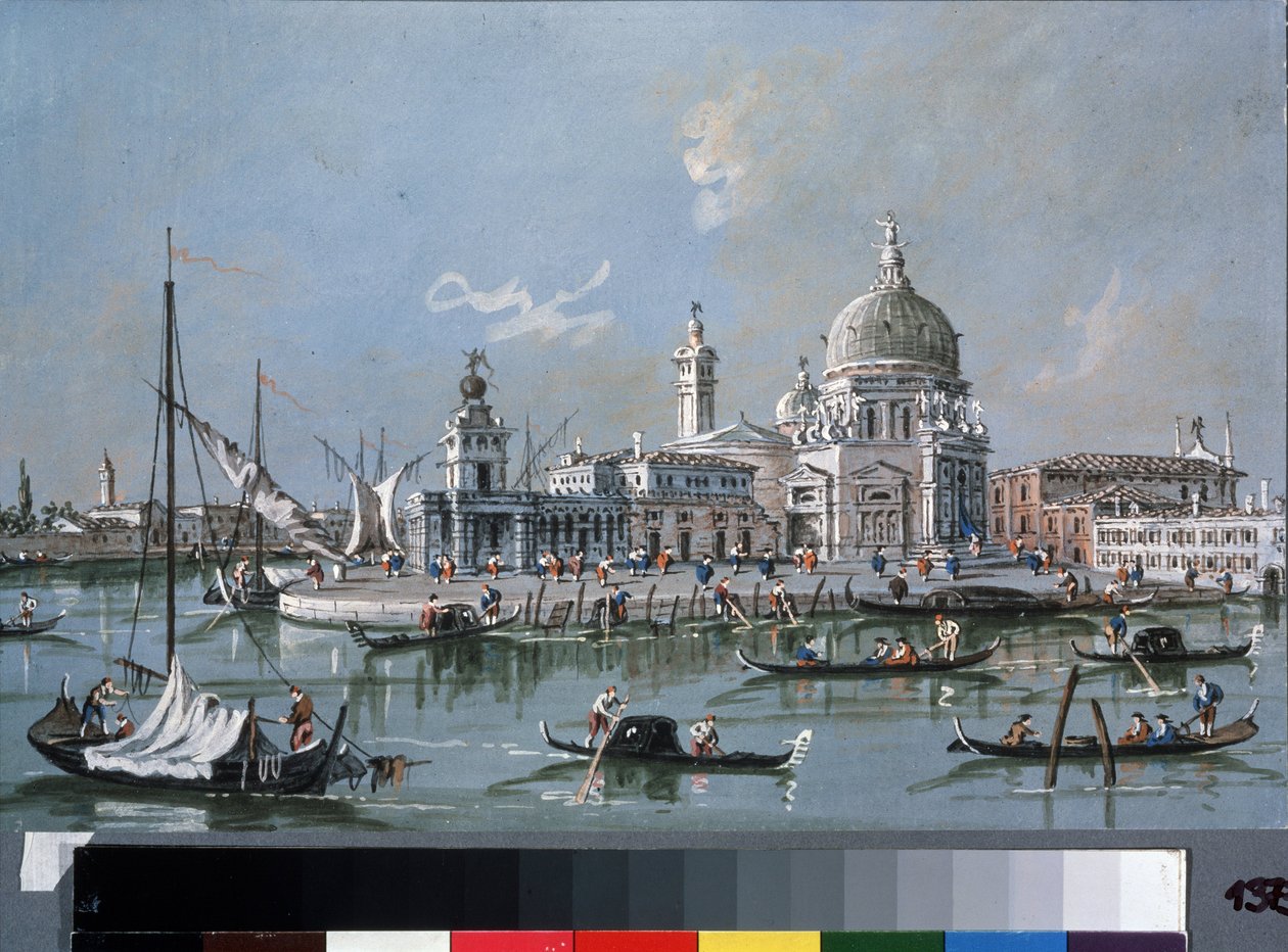 Blick auf die Kirche Santa Maria della Salute von Giacomo Guardi