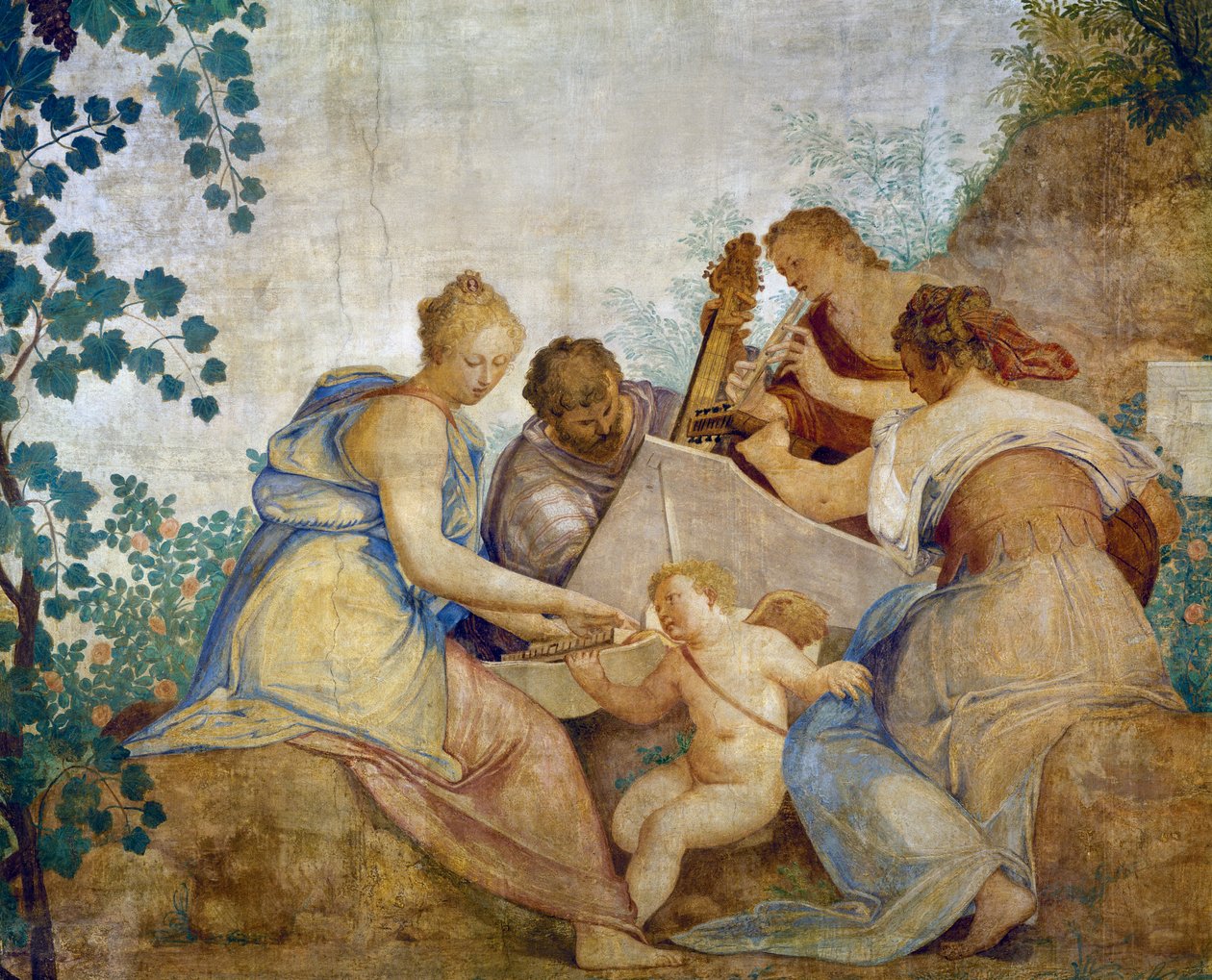 Konzert von Giovanni Battista Zelotti. Italien von Giambattista Zelotti