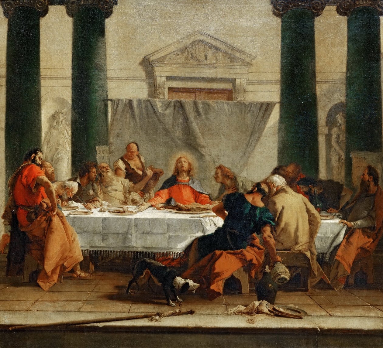 Das letzte Abendmahl von Giambattista Tiepolo