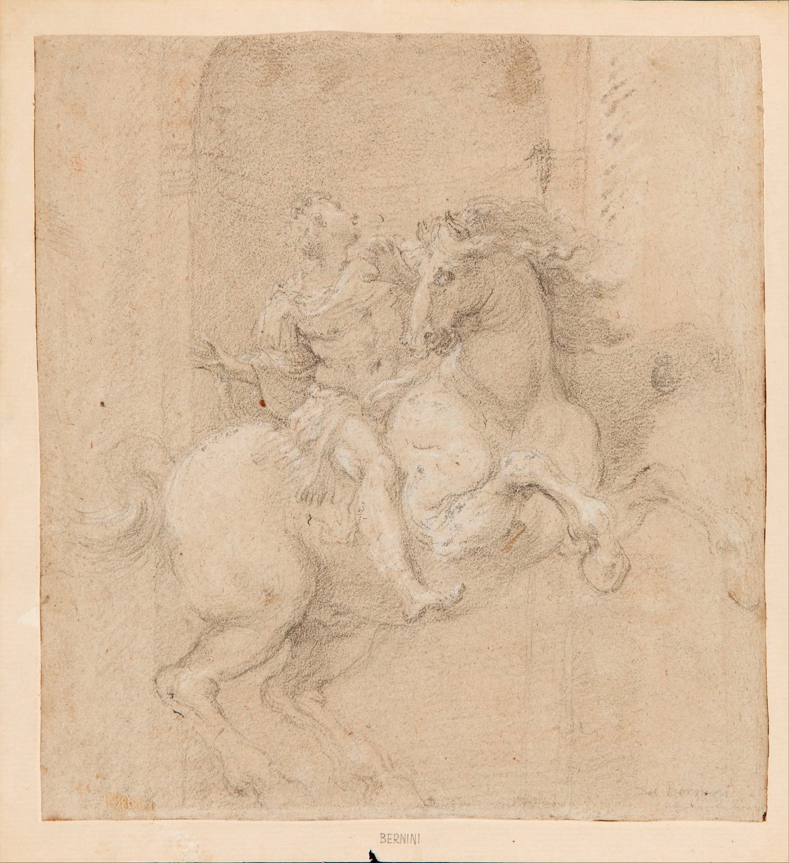 Der Kaiser Konstantin zu Pferd von Gian Lorenzo Bernini