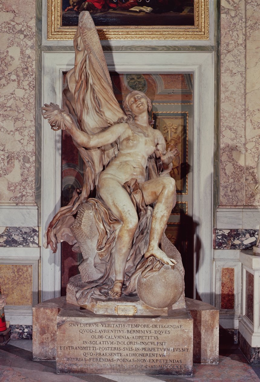 Wahrheit enthüllt durch die Zeit, ca. 1645-52 von Gian Lorenzo Bernini
