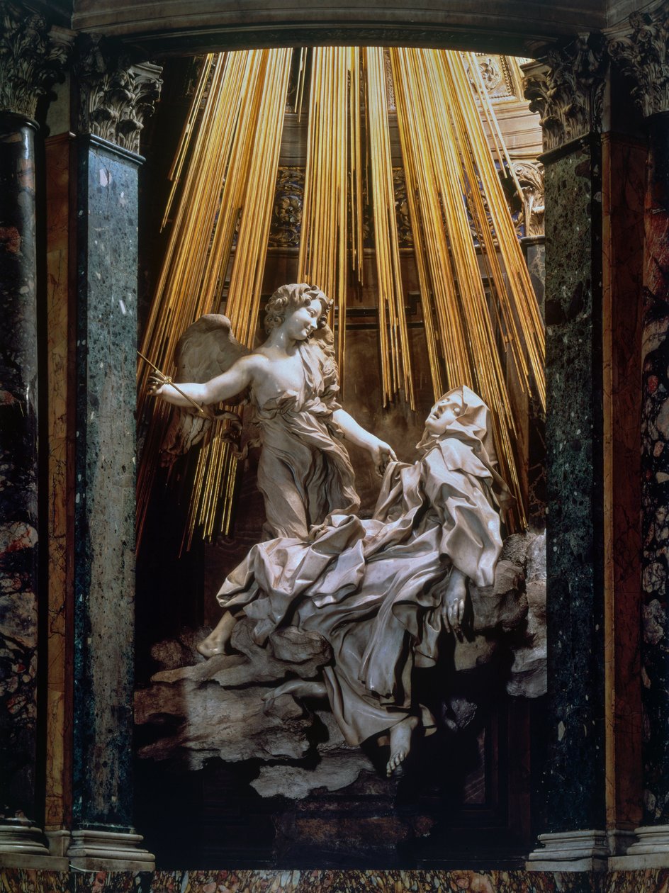 Ekstase der Heiligen Teresa von Avila von Gian Lorenzo Bernini