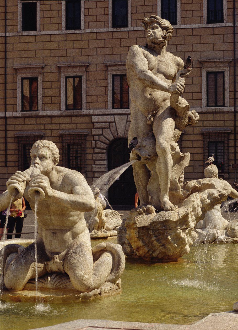 Der Moro-Brunnen (Detail) von Gian Lorenzo Bernini