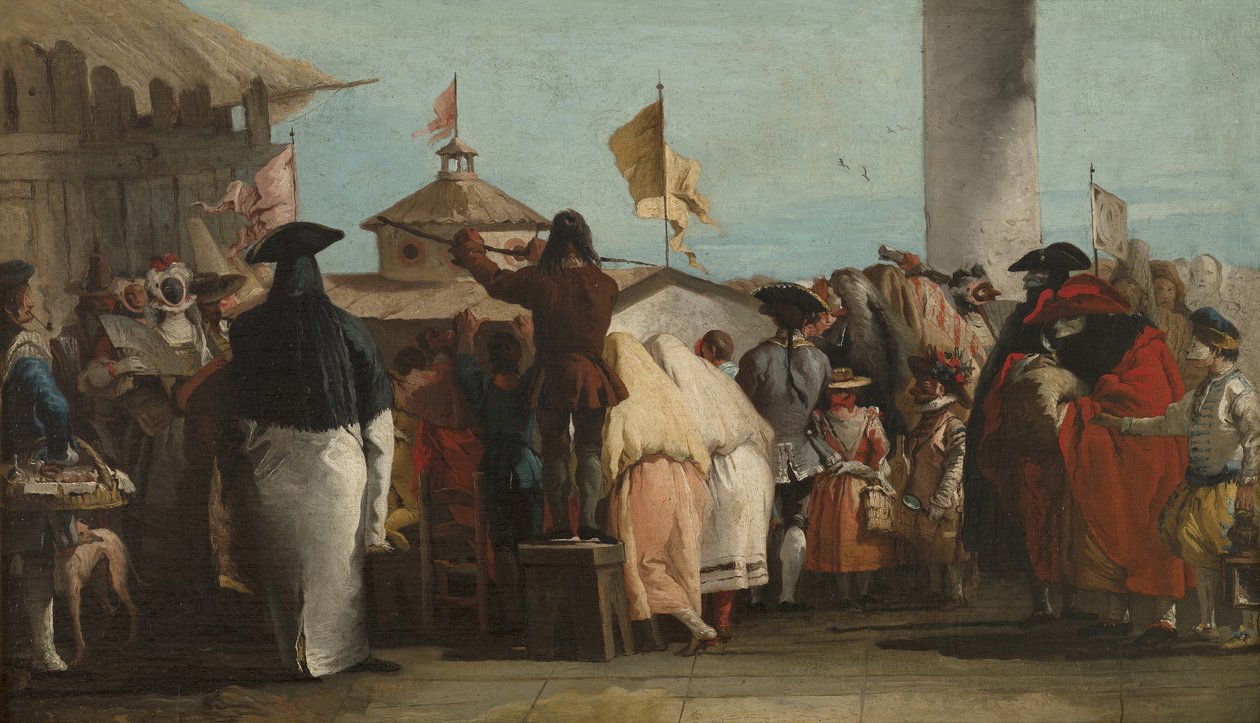 Mondo Novo, ca. 1764-1765 von Giovanni Domenico Tiepolo