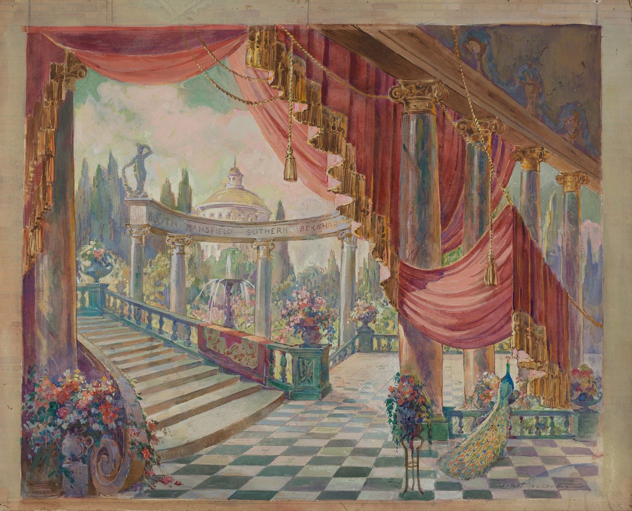 Bühnenbild, ca. 1939 von Gilbert Sackerman