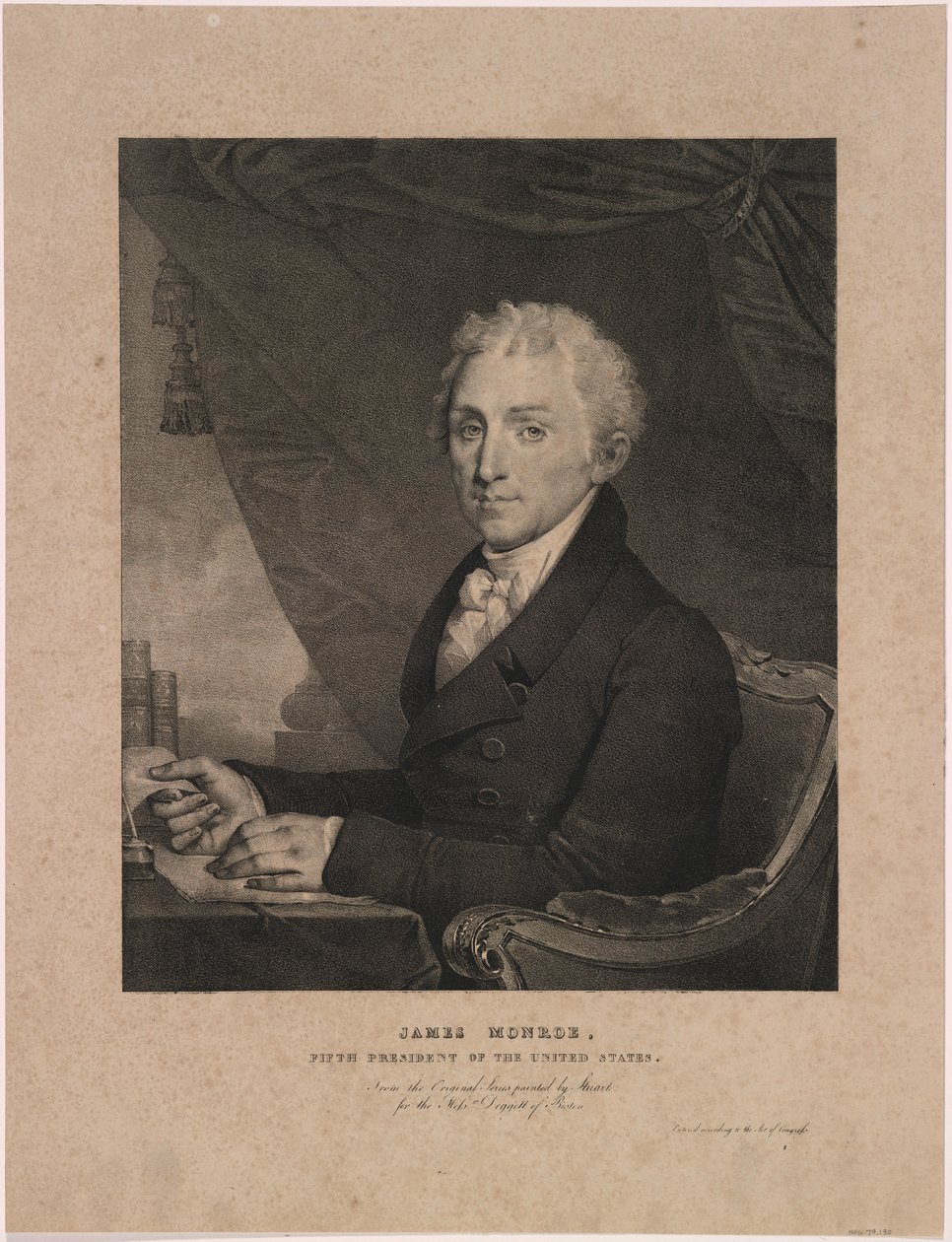James Monroe von Gilbert Stuart