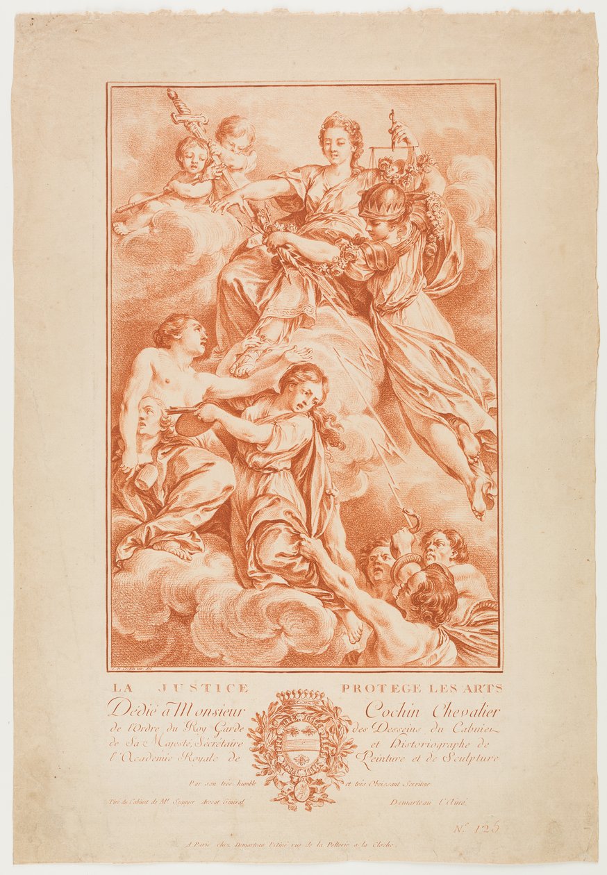 Die Taufe des Eunuchen von Gilles Demarteau