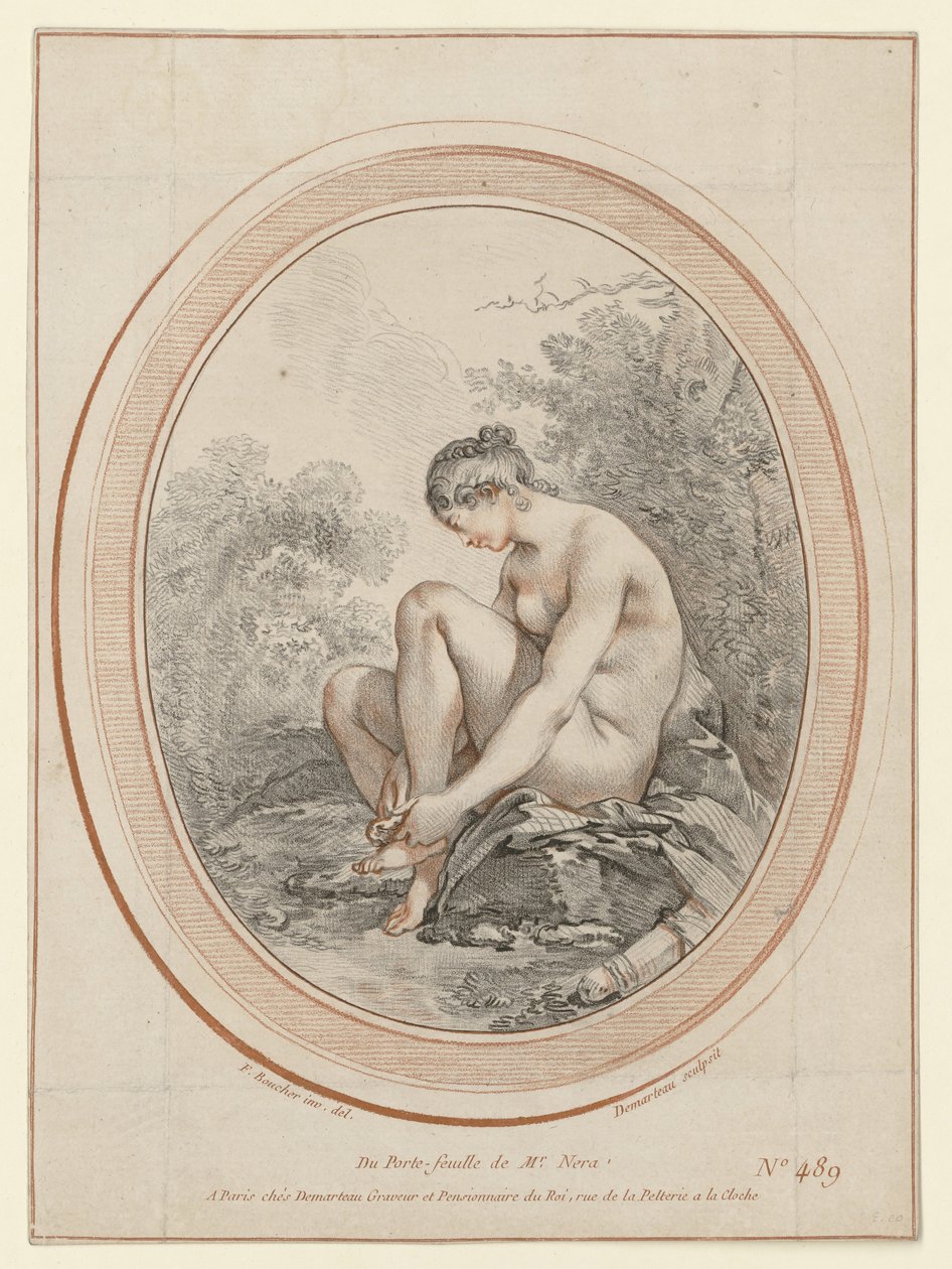 Venus im Bade von Gilles Demarteau