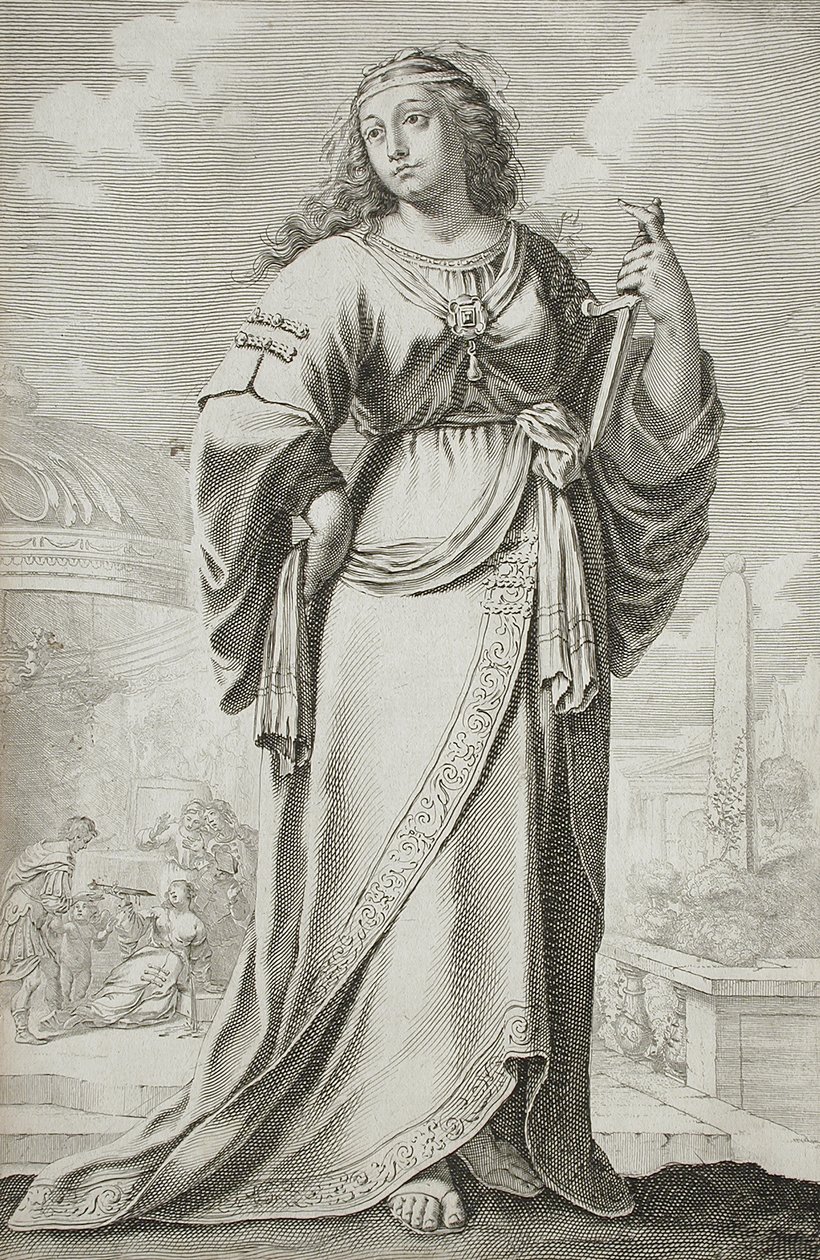 Lucretia (nach Claude Vignon) von Gilles Rousselet