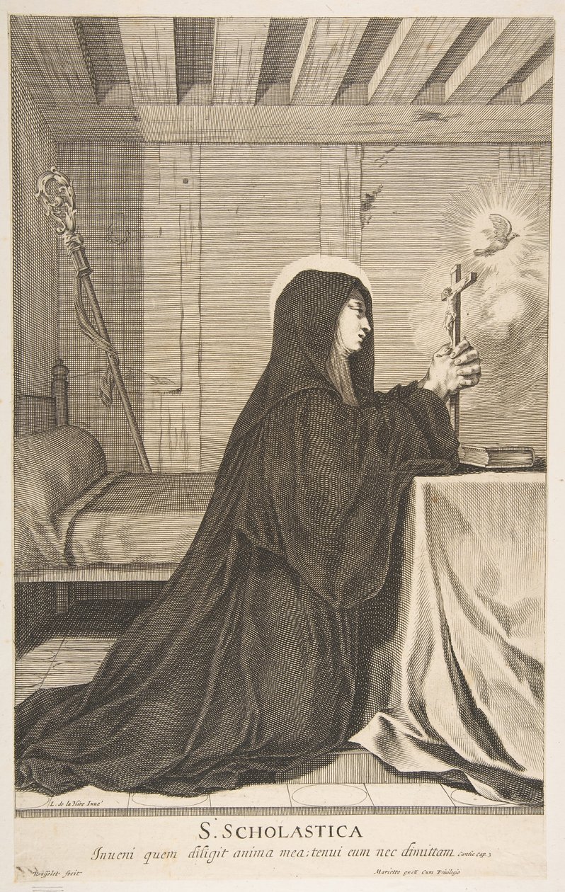 Heilige Scholastika von Gilles Rousselet