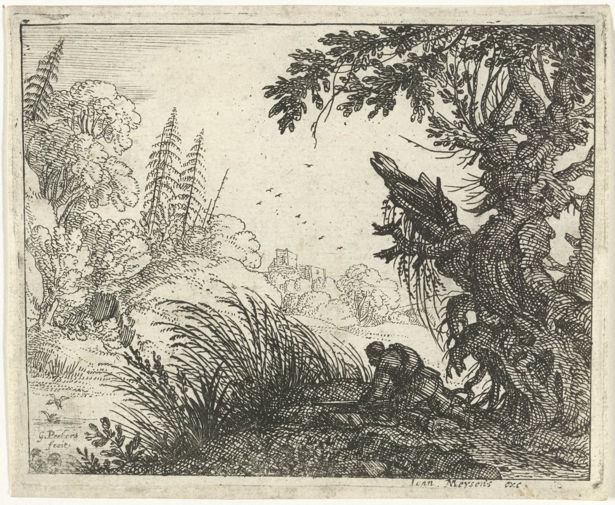 Landschaft mit einem Jäger von Gillis Peeters (I)