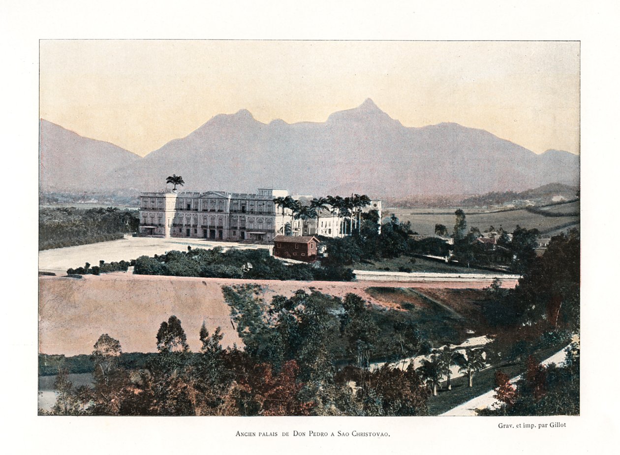 Palast von Don Pedro, Brasilien, 19. Jahrhundert von Gillot
