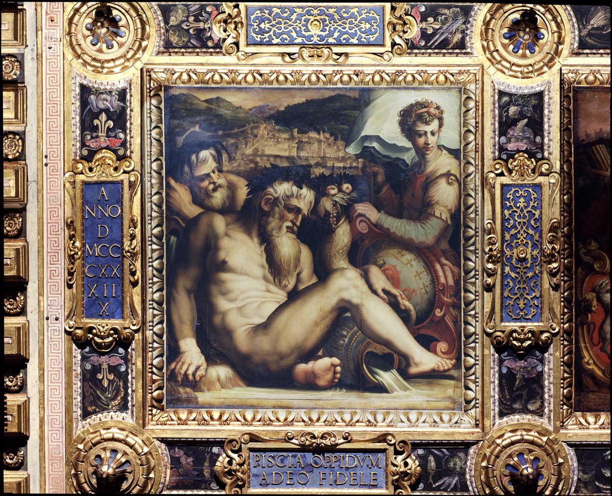 Allegorie der Stadt Pescia von der Decke des Salone dei Cinquecento, 1565 von Giorgio Vasari