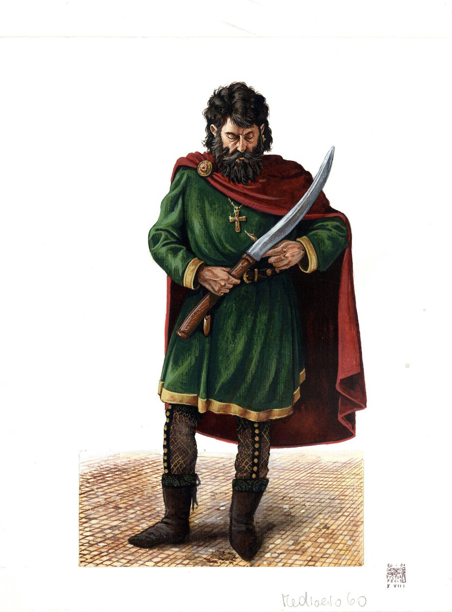 Mittelalter: Soldat der Warägergarde, Elitekorps der byzantinischen Armee von Giorgio Albertini