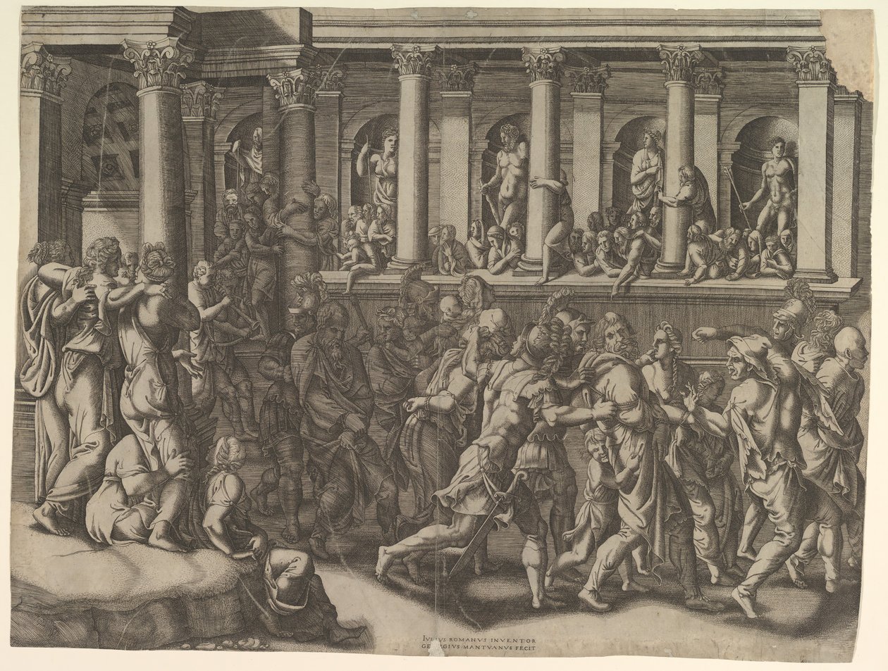 Die Verspottung der Gefangenen, ca. 1540 von Giorgio Ghisi