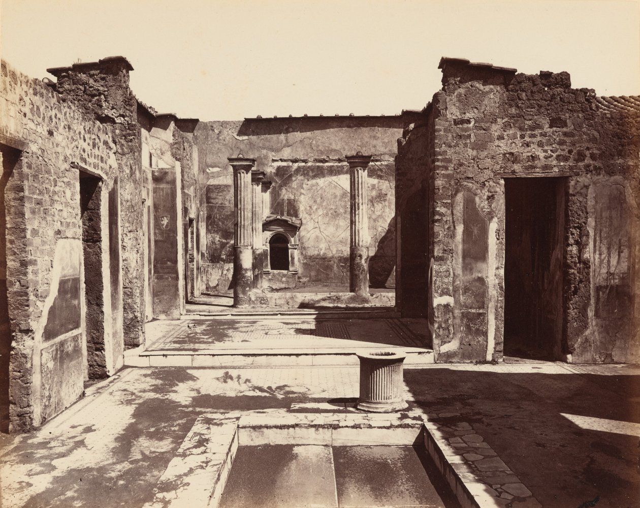 Casa del Poeta Tragico, Pompeji von Giorgio Sommer