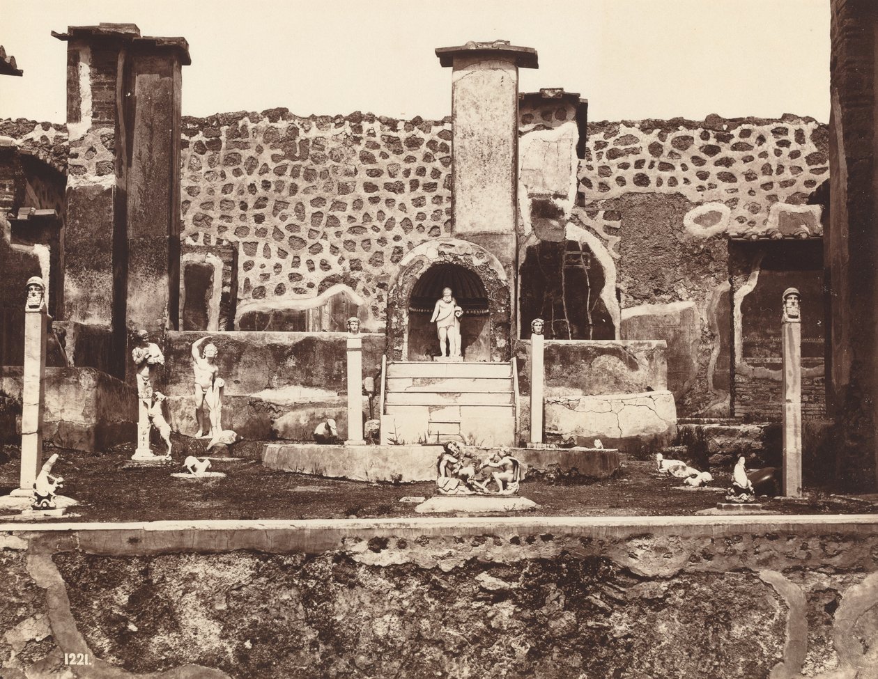 Casa di Marco Lucrezio, Pompeji, ca. 1870 von Giorgio Sommer