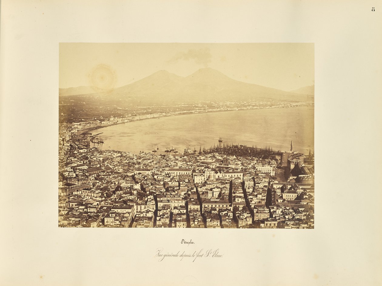 Neapel. Gesamtansicht vom Fort St. Elme von Giorgio Sommer