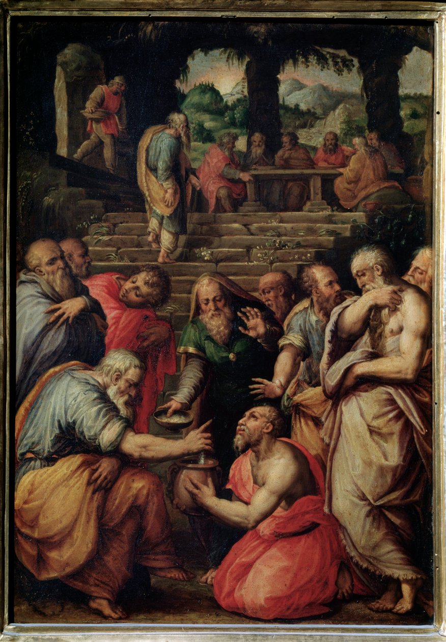 Der Prophet Elisa von Giorgio Vasari