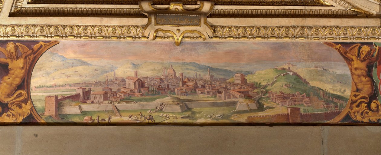 Ansicht von Florenz, 1557-1558 von Giorgio Vasari