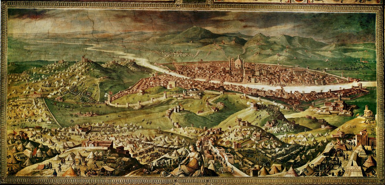 Ansicht von Florenz von Giorgio Vasari