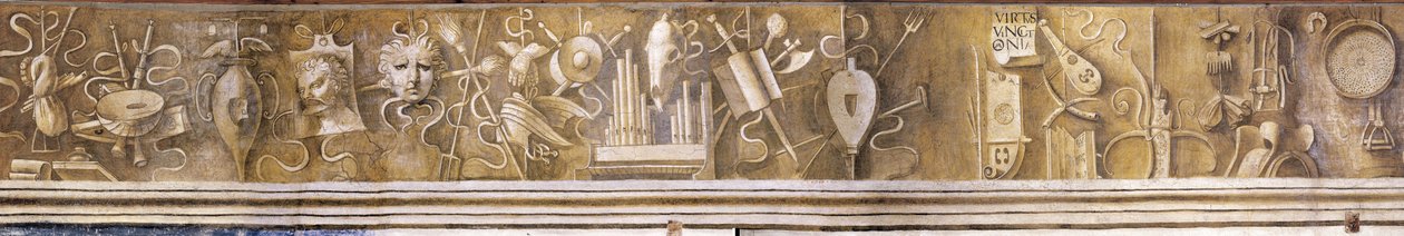 Arti liberali. Fries im Casa Pellizzari, um 1500 von Giorgione da Castelfranco