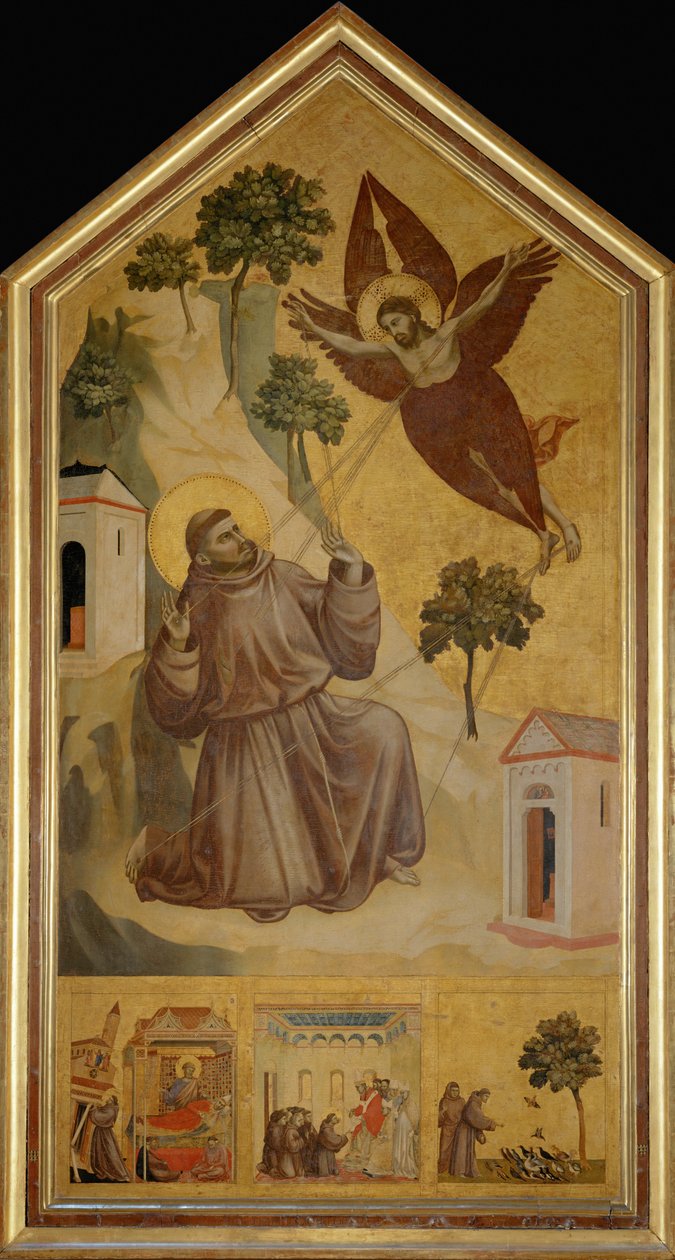 Der heilige Franz von Assisi empfängt die Stigmata von Giotto (c.1266 1337)