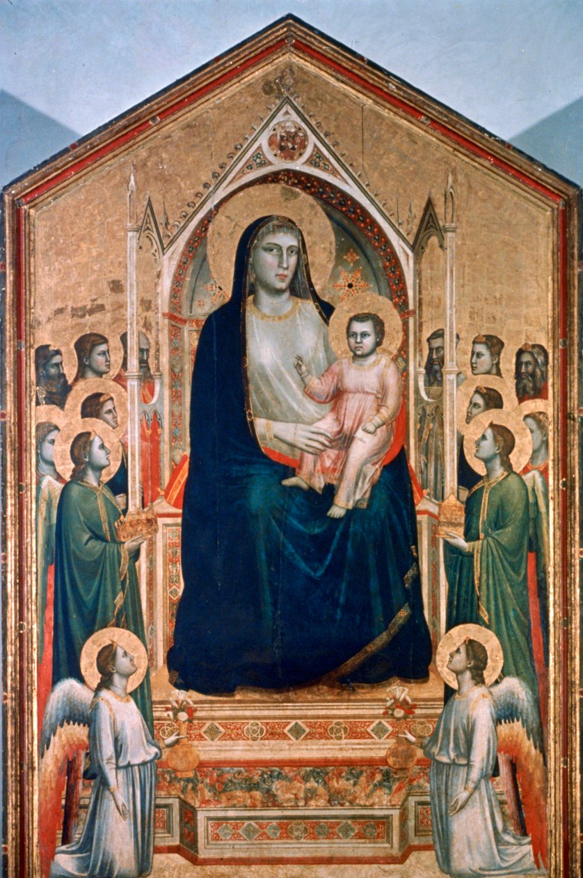 Madonna und Kind auf dem Thron, ca. 1300-1303 von Giotto di Bondone