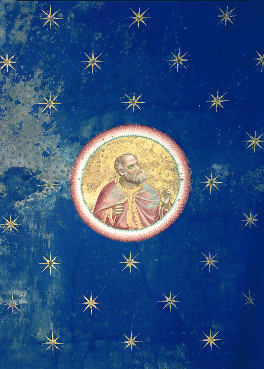 Ein Prophet, aus dem Gewölbe der Decke, ca. 1305 von Giotto di Bondone